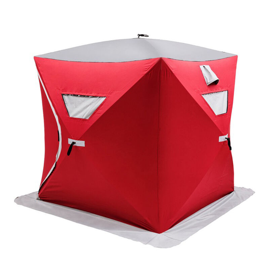 Vevor - 3-Person Ice Fishing Shelter Tent Portable Pop Up House Outdoor Fish Equipment
