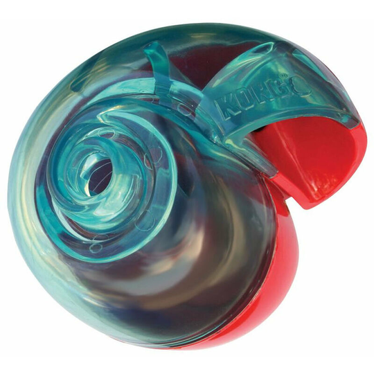 Shell Dog Treat Dispenser (One Size) (Black/Red/Blue) - Black/Red/Blue - Kong