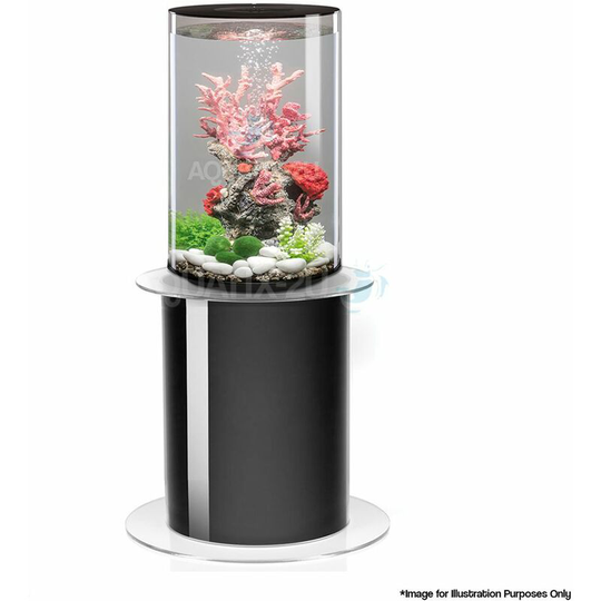 Biorb - Tube 30L Black Aquarium with mcr led Lighting and Stand