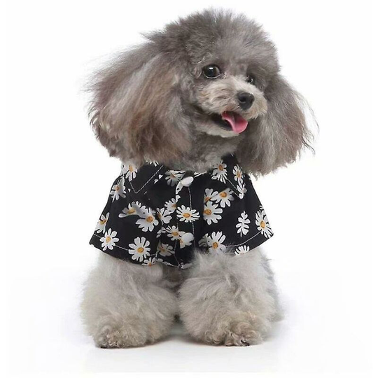 Pet Dog Spring And Summer Clothes, Hawaiian Beach Print Shirt Size l (style 2) - Thsinde