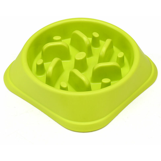Dog Gamelle Slow Power Glow with non-slip base promotes healthy diet and slow digestion
