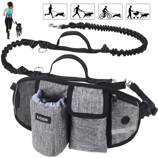 Thsinde - Dog Leash, Hands Free Dog Leash, Up to 110kg Shock Absorption, Comfortable, Reflective Stitching, Ideal for Running, Jogging and Walking