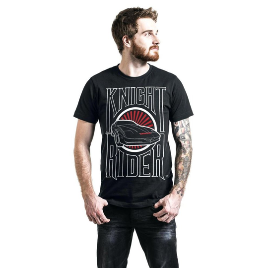 (S) Men's Knight Rider Sunset K.I.T.T. T-Shirt