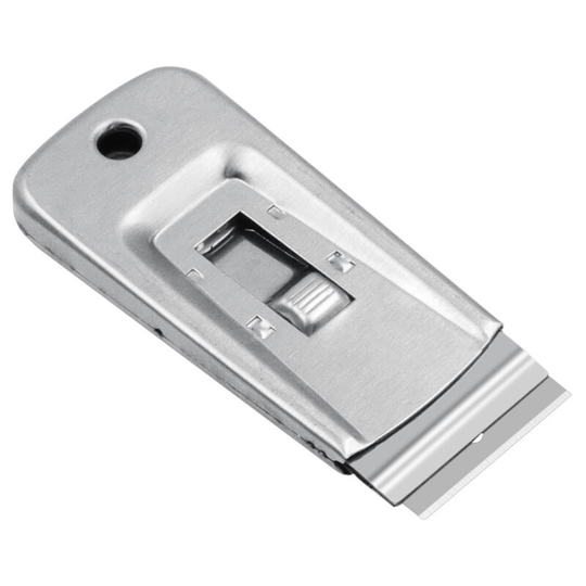 Metal Scrapers, Glass Scraper Glass Ceramic Plate Scraper with 5 Piece Metal Blades, for Removing Labels, Glue, Decals Stickers and More