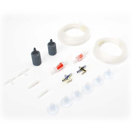 Aquarium Air Pump Accessories, Air Line Tube Hose, Suction Clips, Air Bubble Stones, Way Air Pump Separator