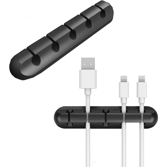 LITZEE Cable Clips Cable Management Organiser, Adhesive Hooks, Cable Holder for Power Cables and Cables for Charging Accessories, Mouse Cable, PC,
