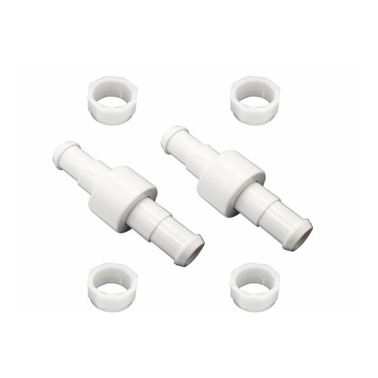 2PCS Swivel Ball Bearing Hose for Fit Polaris 280/3900 Pool Cleaner Arm Replacement for Polaris D-20 D-15,with Nut