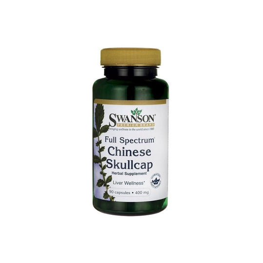 Swanson Full Spectrum Chinese Skullcap, 400mg - 90 caps