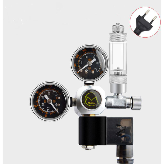 Aquarium CO2 Regulator, Aquarium Regulator, Bubble Counter and Gauge Check Valve, W21.8 interface