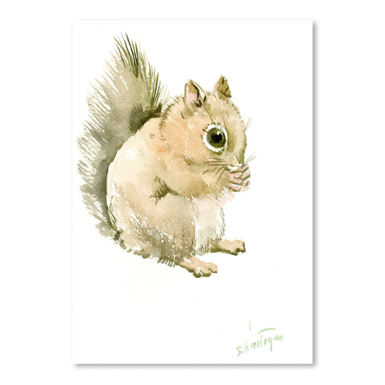 "Aquirrel" Painting Print