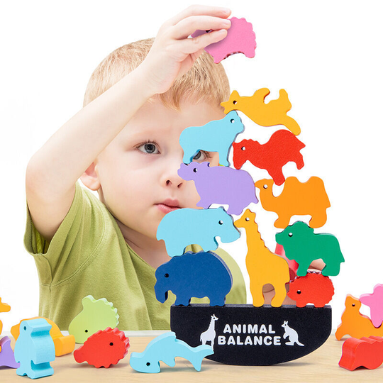 Ilovemilan - Wooden Stacking Dinosaur Toys for Kids 3-5 Boys - Dinosaur Toys for 2 Year Old Boy Stacking Toys Gifts for 2 3 4 Year Old Boys,Toys for