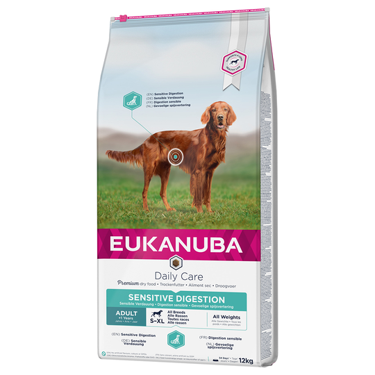 Eukanuba Daily Care Adult Sensitive Digestion - Economy Pack: 2 x 12kg