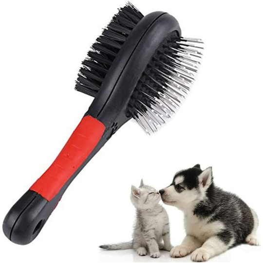 Betterlifegb - Professional Fashionable Double Sided Pet Comb Hair Detangling Brush for Removing Your Pet's Hair for Cat Grooming and Massage 2 Pcs,