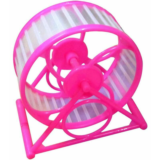 1pc Rosy Hamster Wheel Pet Jogging Hamster Mouse Guinea Pig Animals Exercise Toys Running Spinner Sport Wheel Toys