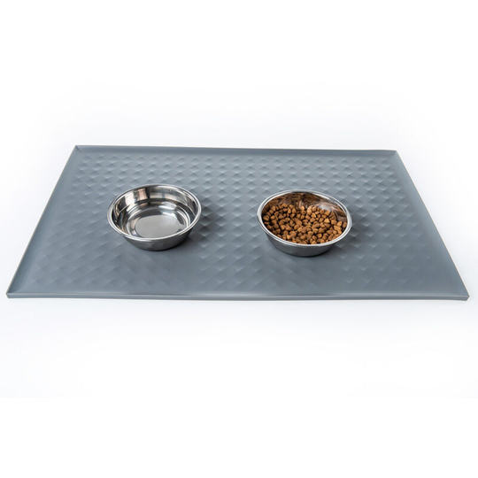 New pet dog litter pad feeding pad puppy kitten Plate - Grey 48.5cm*30.5cm