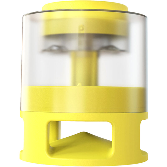 Automatic Pet Feeder Interactive Dog Slow Feeder Food Dispenser Pet Spring Feeder Puzzle Toy,model:Yellow - model:Yellow