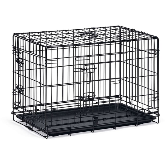 Dog Crate with 2 doors 77x47x54 cm Black Karlie Black