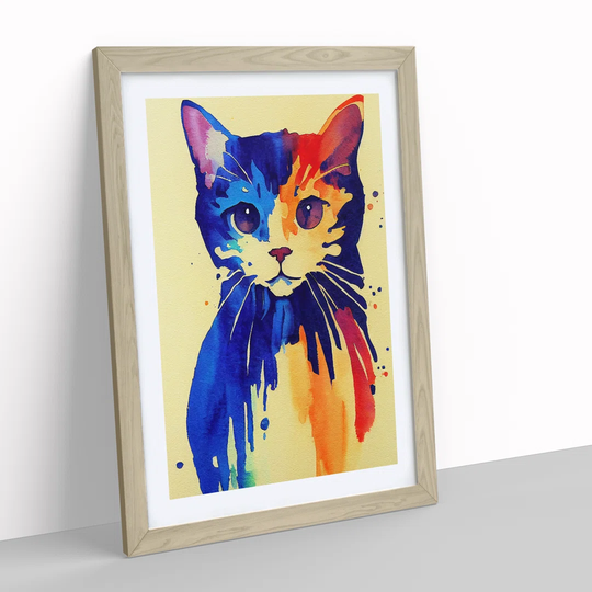 Watercolour Kitten Cat