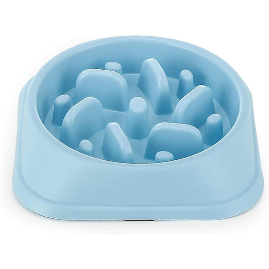 Anti Glutton Dog Glutton Lented Power Glow with non-slip base, prolong the power time to prevent various diseases caused by fast food (blue)