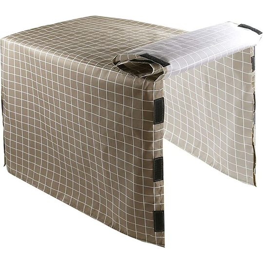 Dog Crate Cover Oxford Cloth Cover - Indoor/Outdoor Waterproof Windproof - Pet Kennel Covers - Fit for Wire Dog Crate,L,Brown