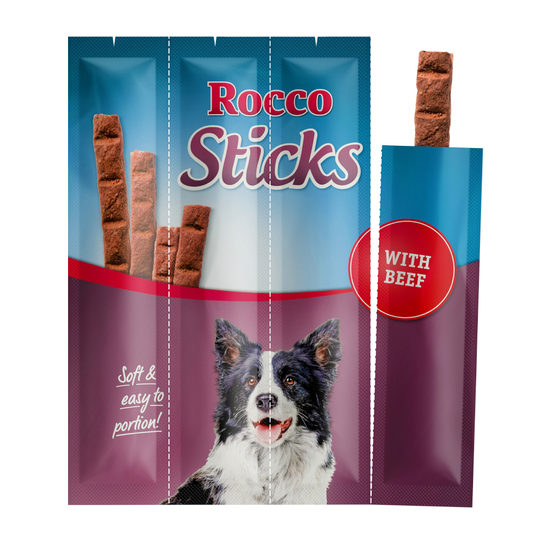 Rocco Sticks 120g - Beef & Chicken : 12 sticks (120g)
