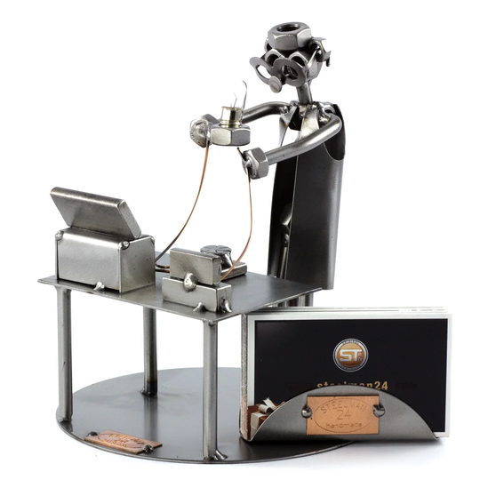 Physicist Screw Man Place Card Holder