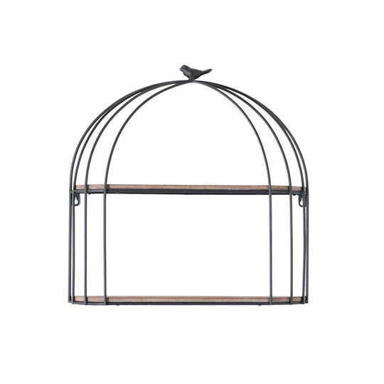 Elfand 2 Piece Metal Accent Shelf