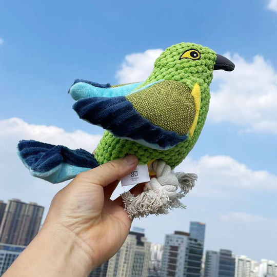 FVO - Plush Squeaker Toys for Pet Dogs Dog Cleaning Teeth Chew Toys for Puppy and Large Dogs Bite Resistant Relieve Anxiety and Boredom Washable Soft