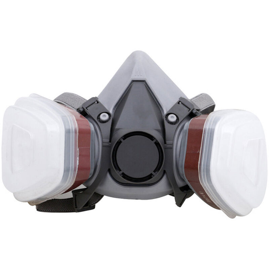 Half Face Painting Spraying Respirator Gas Mask Protect Dust Mask for Safety Work Filter Welding Spray Protective Anti Pollution Antiepidemic