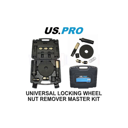 Us Pro - Tools Master Locking Wheel Nut Removal Set universal Remover Tool Kit 3651