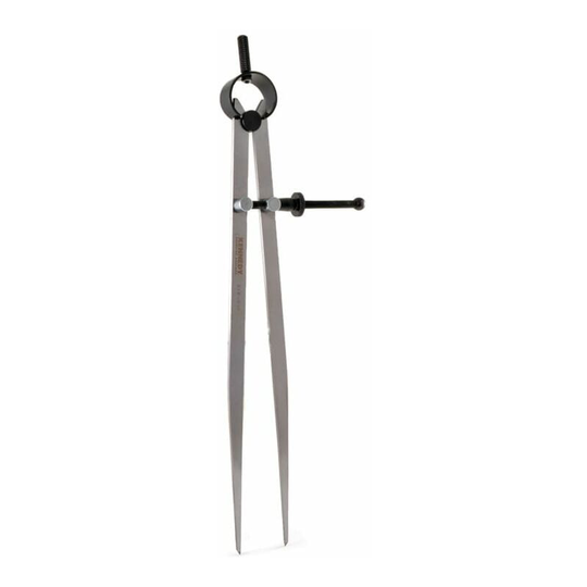10' Spring Type Dividers - Solid Nut - Kennedy