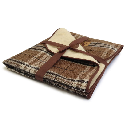 Newton Truffle Throw in Brown