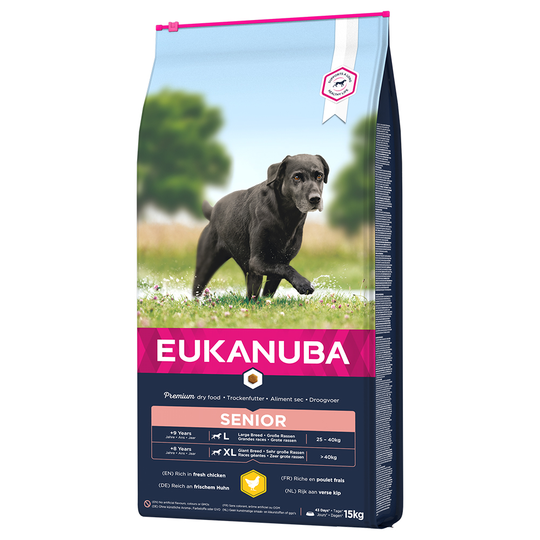 Eukanuba Caring Senior Large Breed - Chicken - 15kg