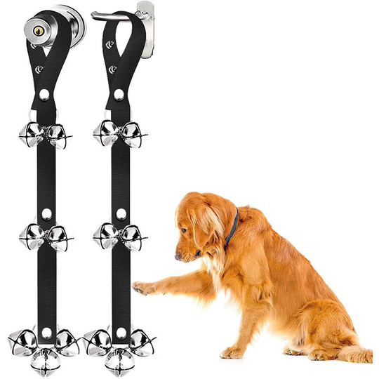 Premium Dog Doorbells - Great Dog Bells - Adjustable Door Bells for Potty Training Your Puppy - 7 Extra Large Doorbells