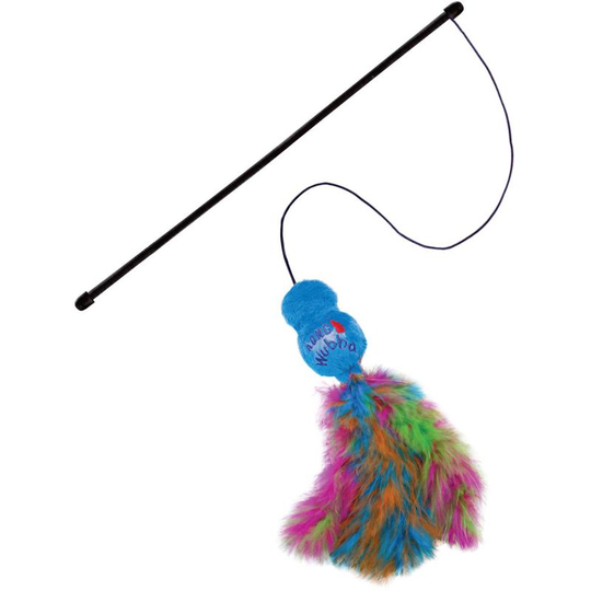 Cat Wubba Boa Teaser Toy (Pack of 24) (One Size) (Multicoloured) - Multicoloured - Kong