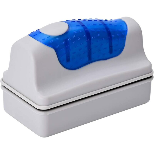 Magnetic Aquarium Fish Tank Glass Cleaner Brush Floating Aquarium Magnet Cleaning Equipment For Aquatic Algae Cleaning Blue (s)