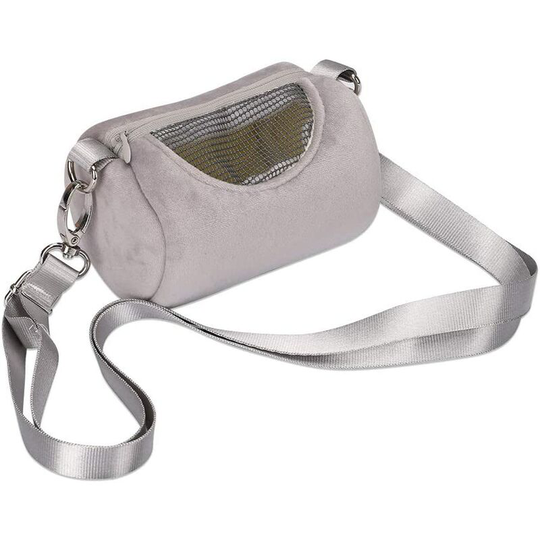 Portable Pet Carrier Bag with Adjustable Shoulder Strap for Sugar Glides Hamster Squirrel Small Animals