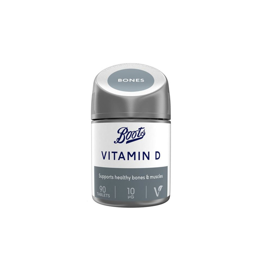Boots Vitamin D 10 μg 90 tablets (3 month supply)