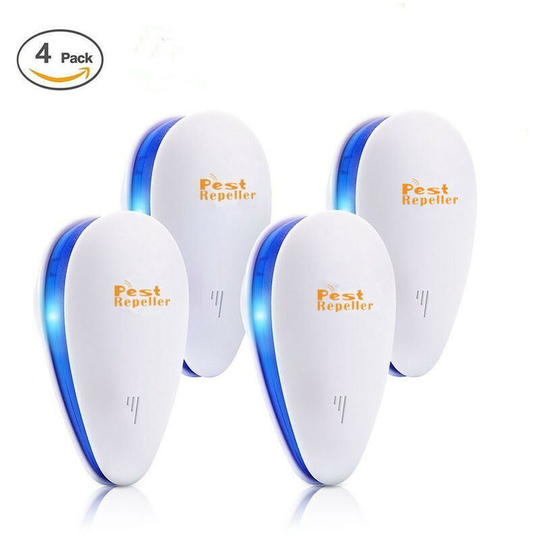 Benobby Kids - Ultrasonic Mouse and Rat Repellent - Set of 4 - device that emits waves against mice, rats - very easy to install, plugs into a socket