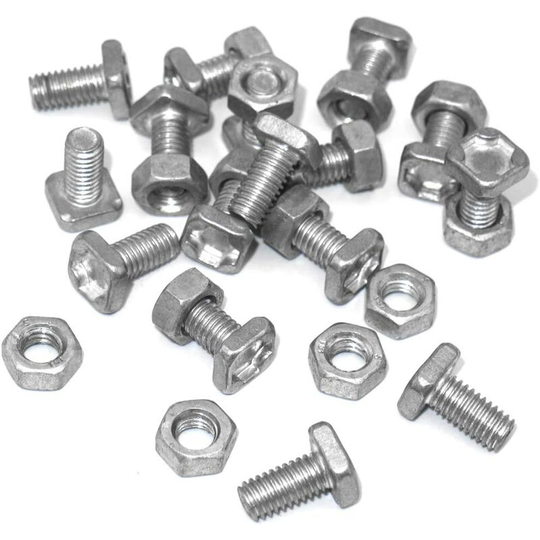 Set of 50 Greenhouse Bolts and Nuts