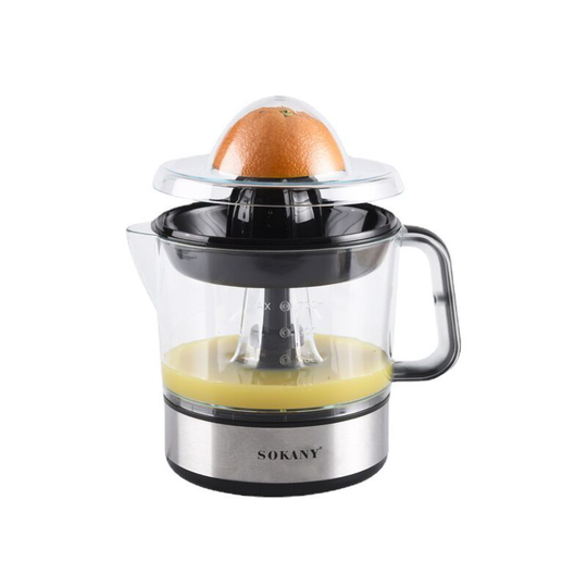 Electric Citrus Juicer, Multidirectional Rotation, Bowl Capacity 700 ml, Plastic, Black