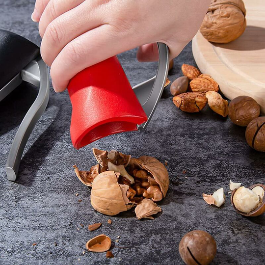 Nutcracker with Handle, Nut Cracker for Nuts, Pecan, Red Walnut