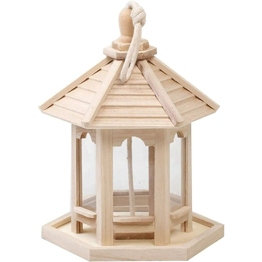 Bird feeder Wild bird feeder Hanging garden Garden bird food Easy to feed bird supplies (logs)