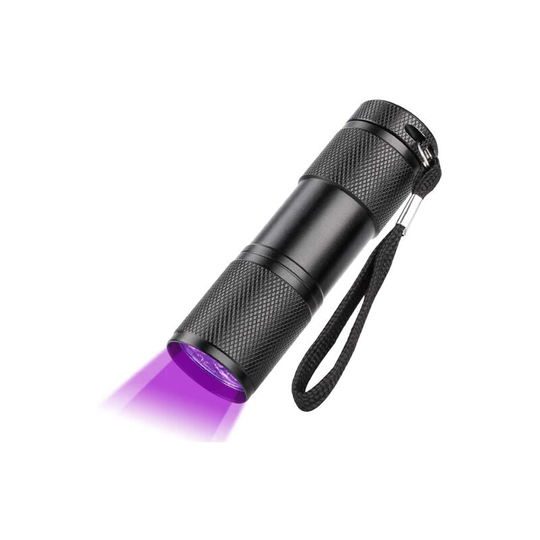 Led uv Flashlight Flashlight Blacklight Flashlight, 395nm, Ultra Violet Detector for Fluorescent Tracers, Pet Urine,Carpet