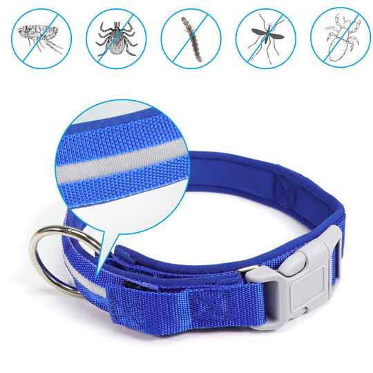 Tick collar for small dogs, tick collar for large dogs, cats, natural tick collar for dogs and cats, protection against fleas, mites, vermin, larvae,