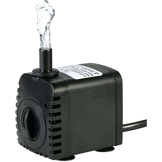 Submersible water pump, 600l/h 8w water pump, for aquarium table fountains, pond water gardens and hydroponics