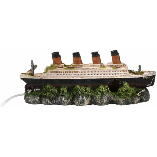Aqua D'ella - Shipwreck Titanic with Air Stone 39x11x17 cm 234/237601 Multicolour