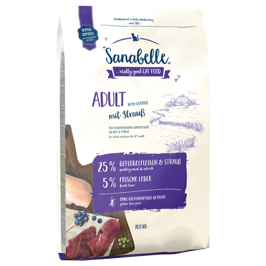 Sanabelle Adult with Ostrich - Economy Pack: 2 x 10kg