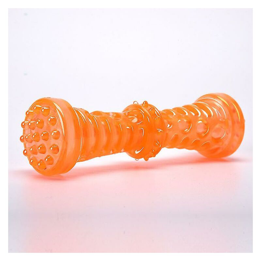 Dog Toothbrush Resistant Rubber Toys, Pet Interactive Toys (large, Orange) - Thsinde