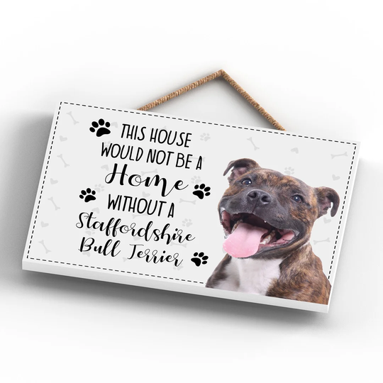 Pets and Paws Staffy Wall Décor